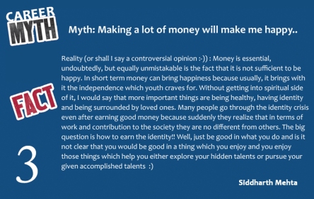 Career Myths demystified by Siddharth Mehta